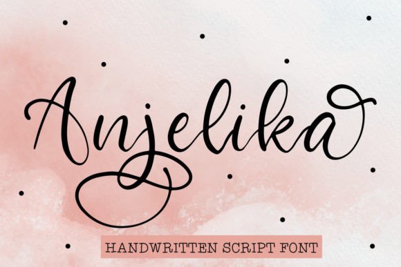 Anjelika: A Script Font for Elegant and Personal Design Projects