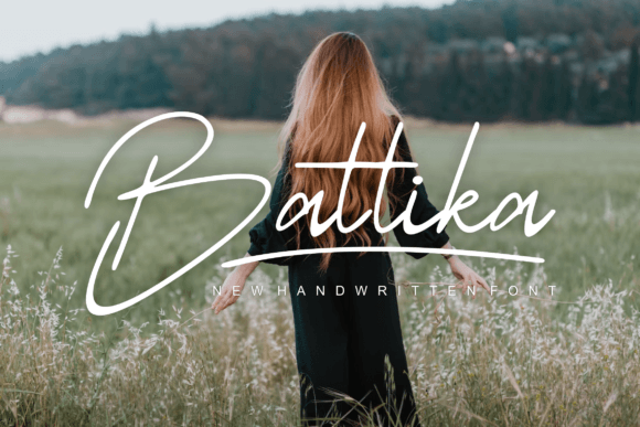 Battika: A Modern Handwritten Font for Authentic Brands