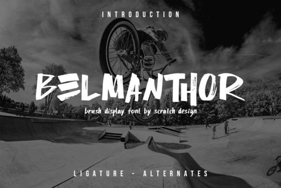 Belmanthor: A Bold Street Marker Font for Impactful Design
