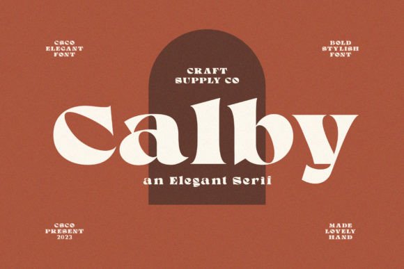 Calby: The Serif That Balances Elegance and Modernity