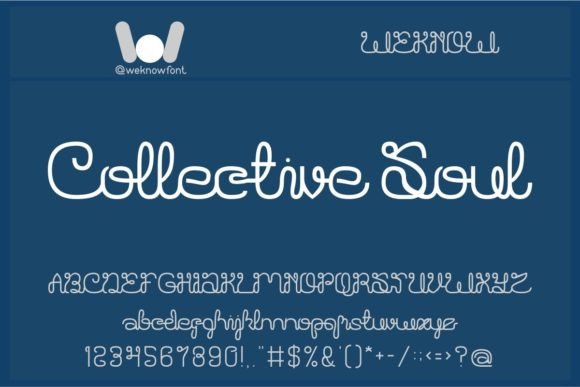Collective Soul: The Handmade Font with Big Personality