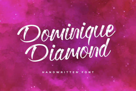 Dominique Diamond: The Modern Brush Script for Bold Brands