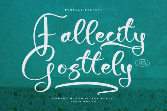 Fallecity Gosttely: The Handwritten Font for Authentic Branding