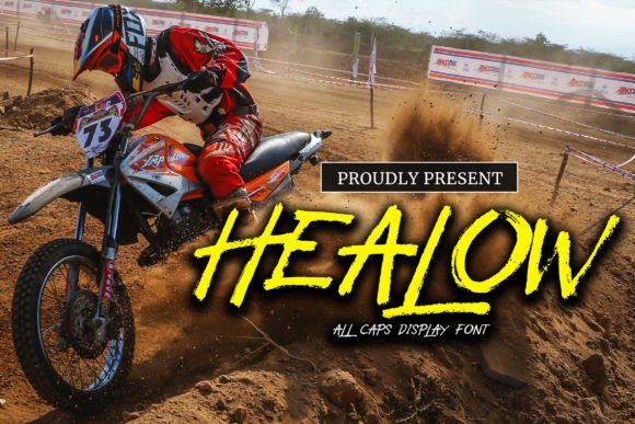 Healow: The Brush Font That Packs a Punch