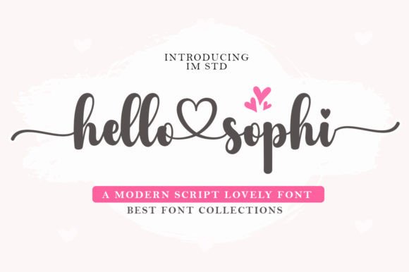 Hello Sophi: A Handwritten Font That Feels Like a Personal Note