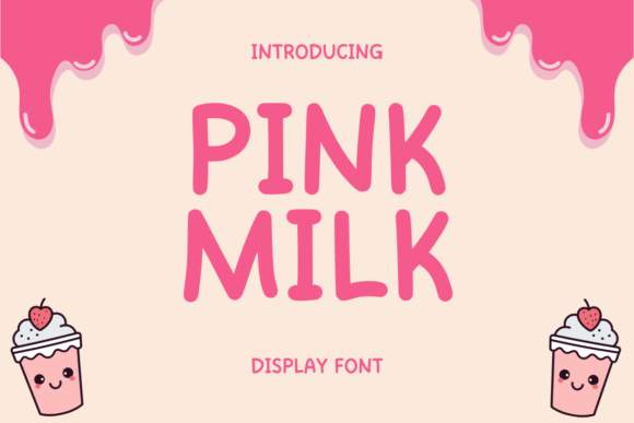Pink Milk Font: A Sweet Addition to Your Creative Toolkit