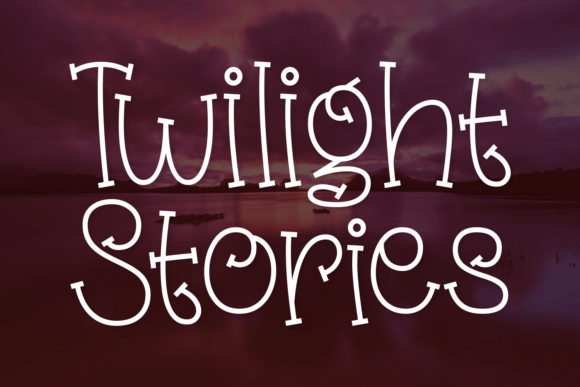 Twilight Stories: The Quirkiest Serif for Bold Design
