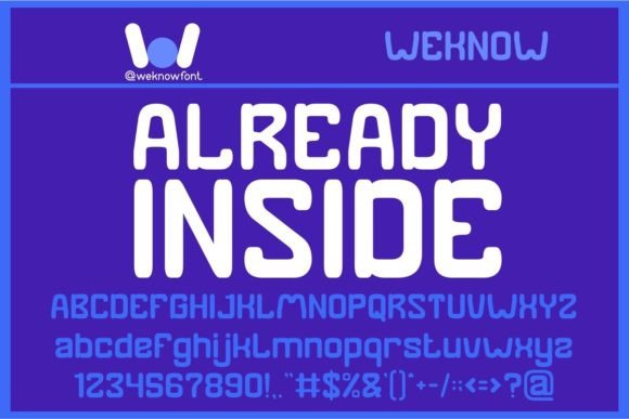 Unleashing Bold Personality: The Already Inside Display Font