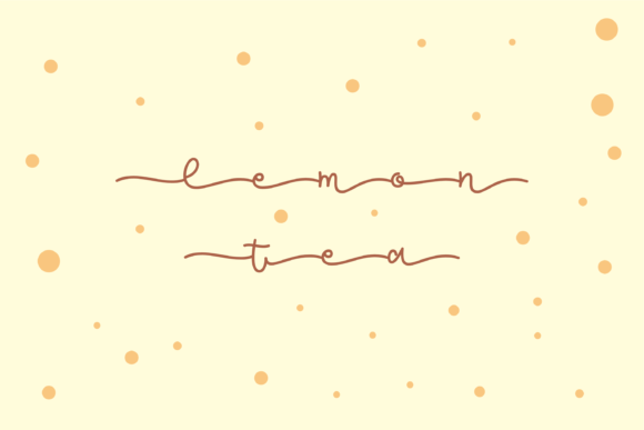 Why Lemon Tea is the Creative Font You've Been Looking For